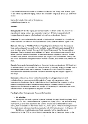 Corticosteroid Intervention on EVALI Patients 15-30_Marika Schenkels