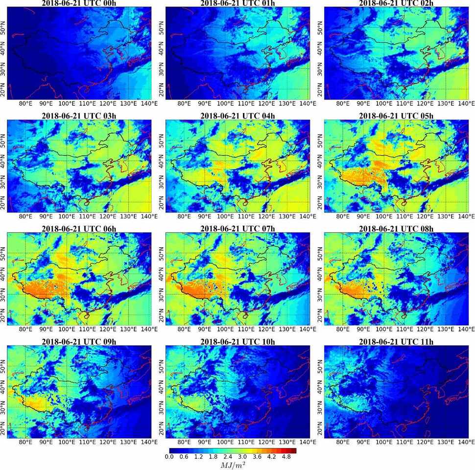 Behind the hourly 5-km surface total and diffuse solar radiation dataset in China (2007-2018)