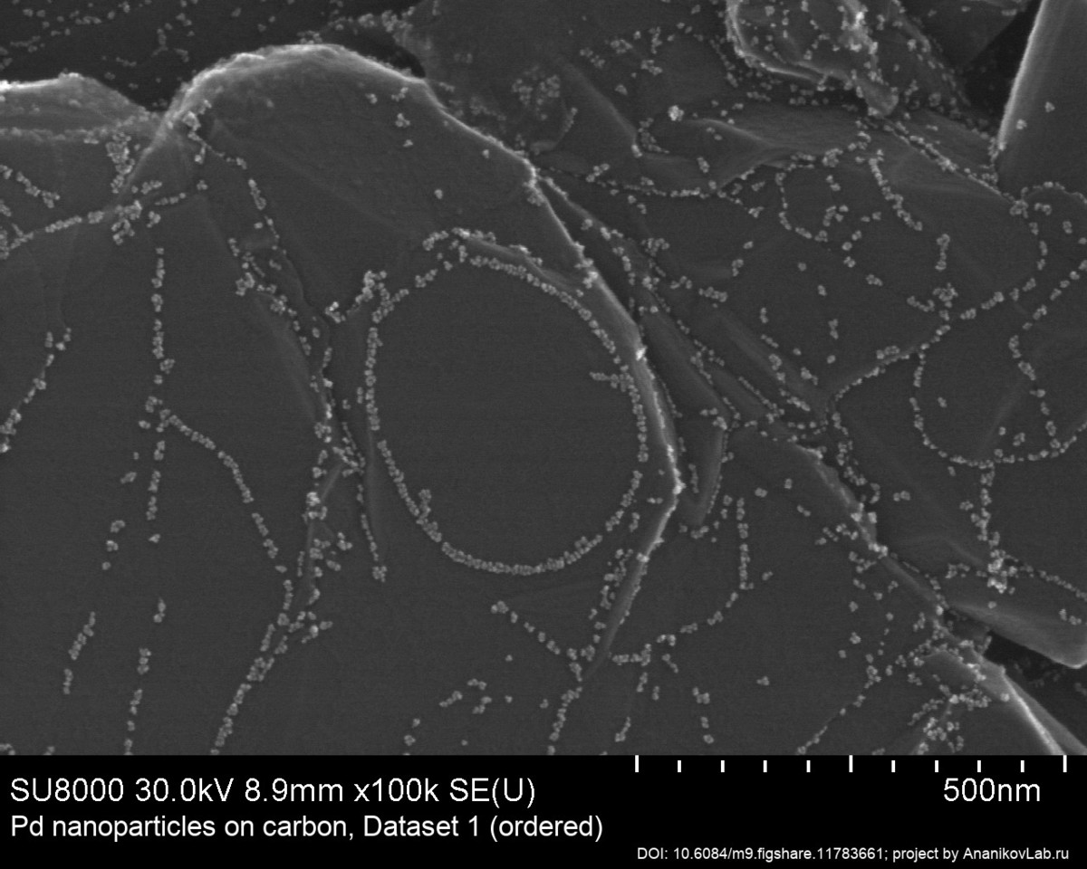 1000 open access electron microscopy images displaying nanoparticles and ordered patterns