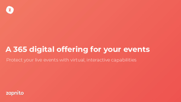 A 365 digital offering around your events