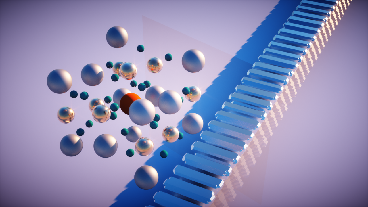 Control and single-shot readout of an ion embedded in a nanophotonic cavity