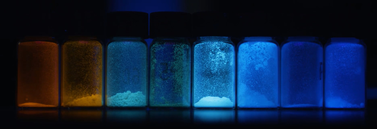 Energy-efficient and deep-blue Organic Light-Emitting Diodes