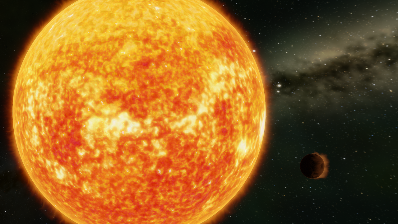 An Improbable Planet in the Neptunian Desert