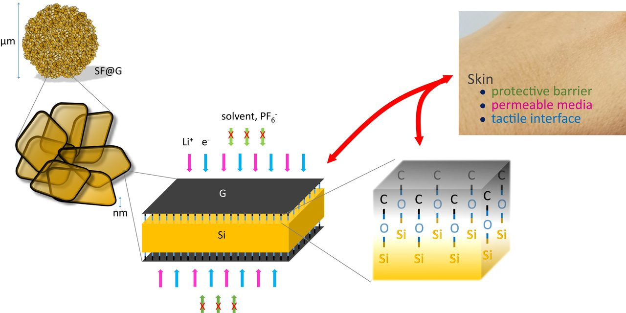 Skin-grafting: enabling silicon with high integrated lithium storage performance