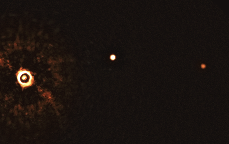 Capturing the first image of two giant planets around a 'Young Sun'