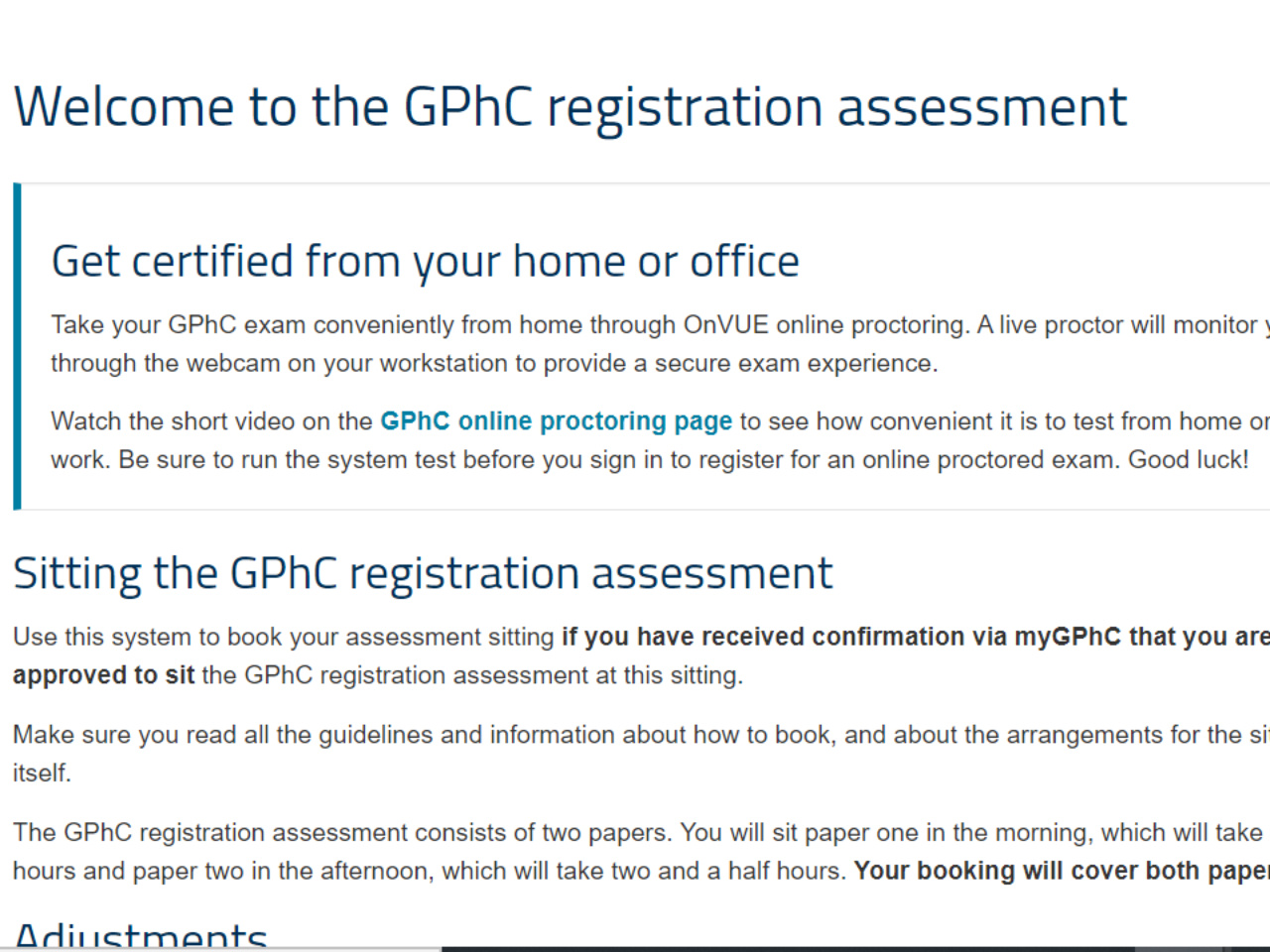 GPhC chief ‘really sorry’ for registration assessment booking ‘issues’