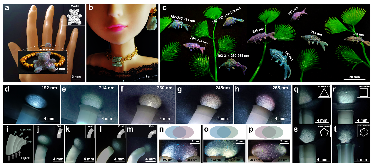 Continuous 3D Structural Color Printing