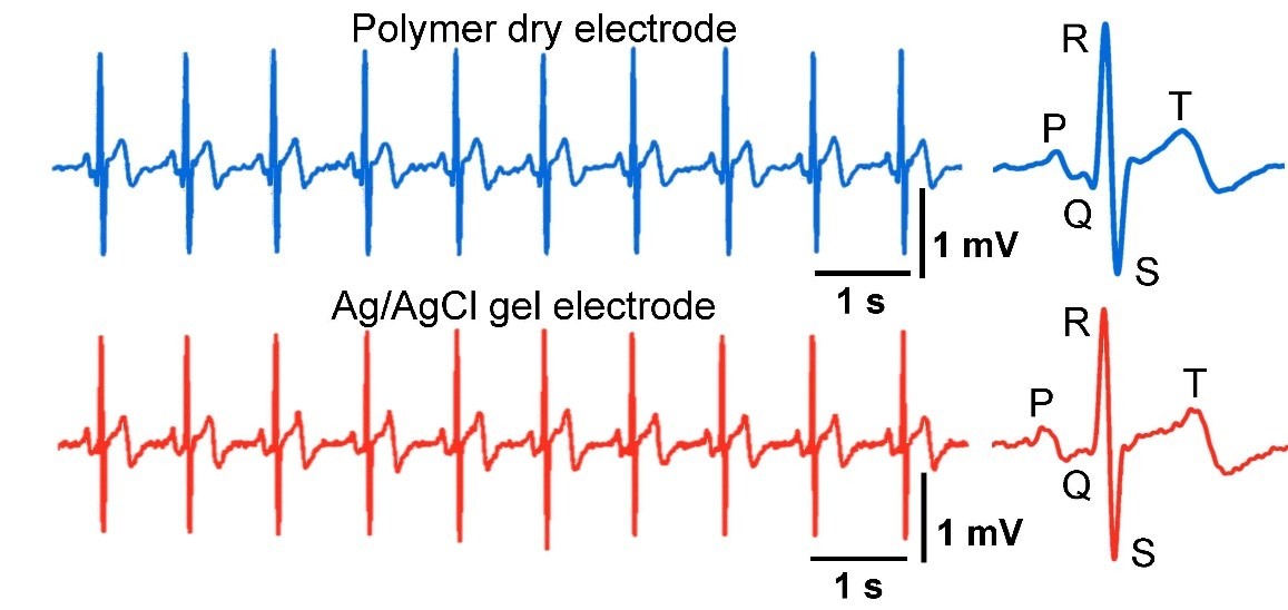 Stretchable and Adhesive Intrinsically Conducting Polymers as Conformal Bioelectrodes for Healthcare