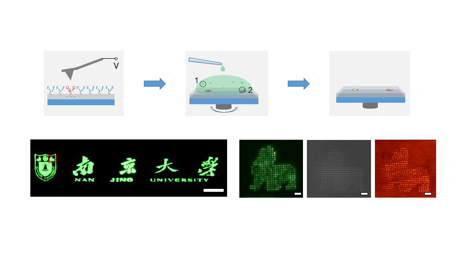 Color Printing of Functional Nanoparticles at 125,000 DPI