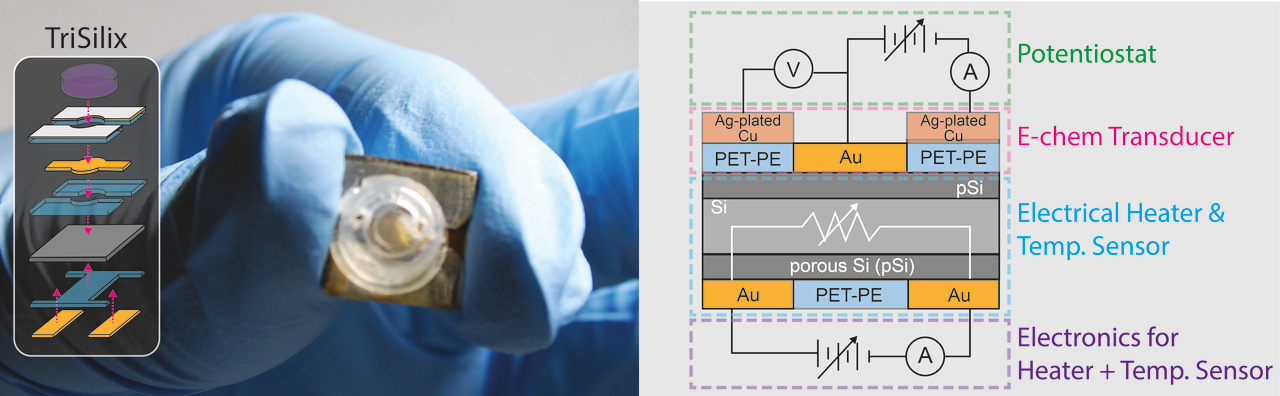 Silicon-based Disposable micro-qPCR Produced in a Standard Wet Lab
