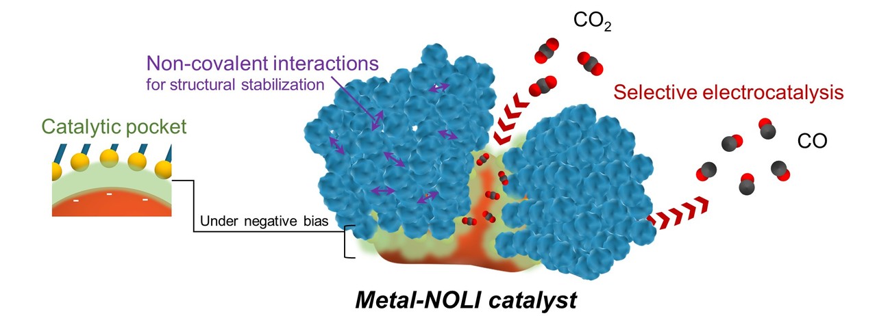 Catalytic pocket on a nanoparticle surface
