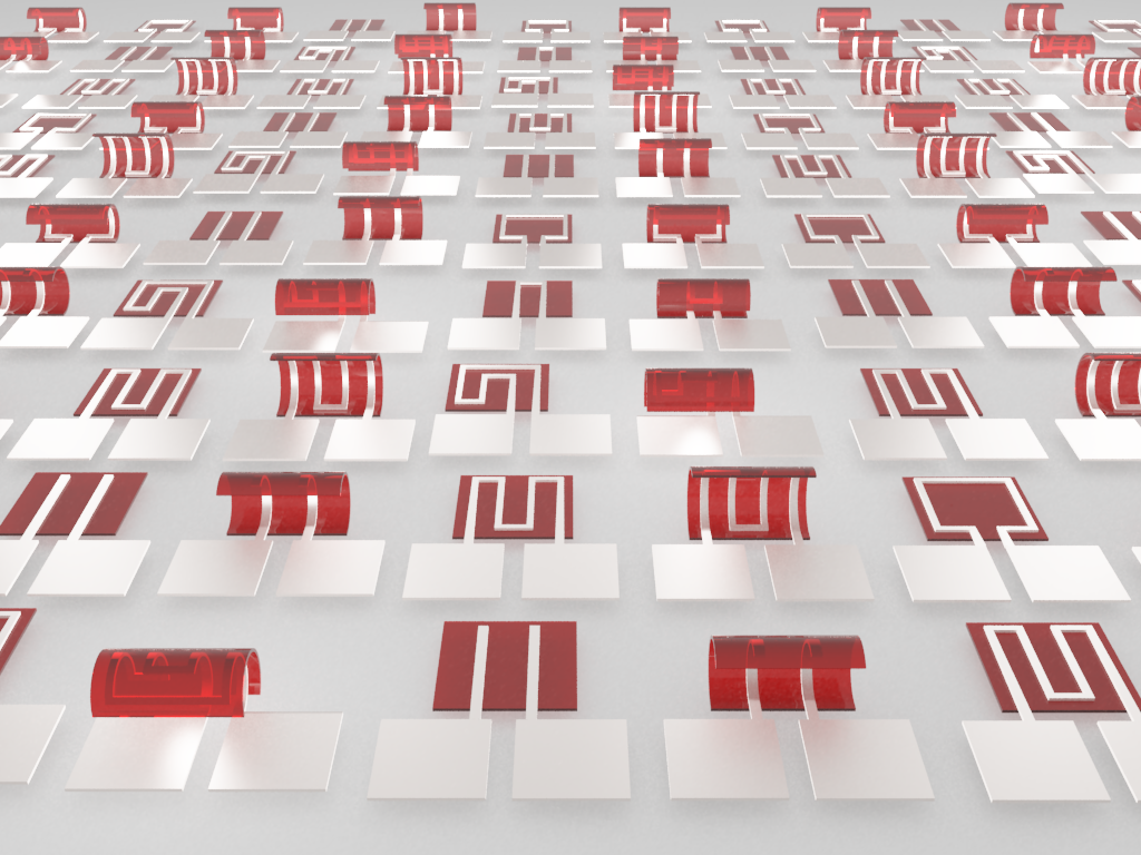 Shape morphable microelectronic devices inspired from plant movements