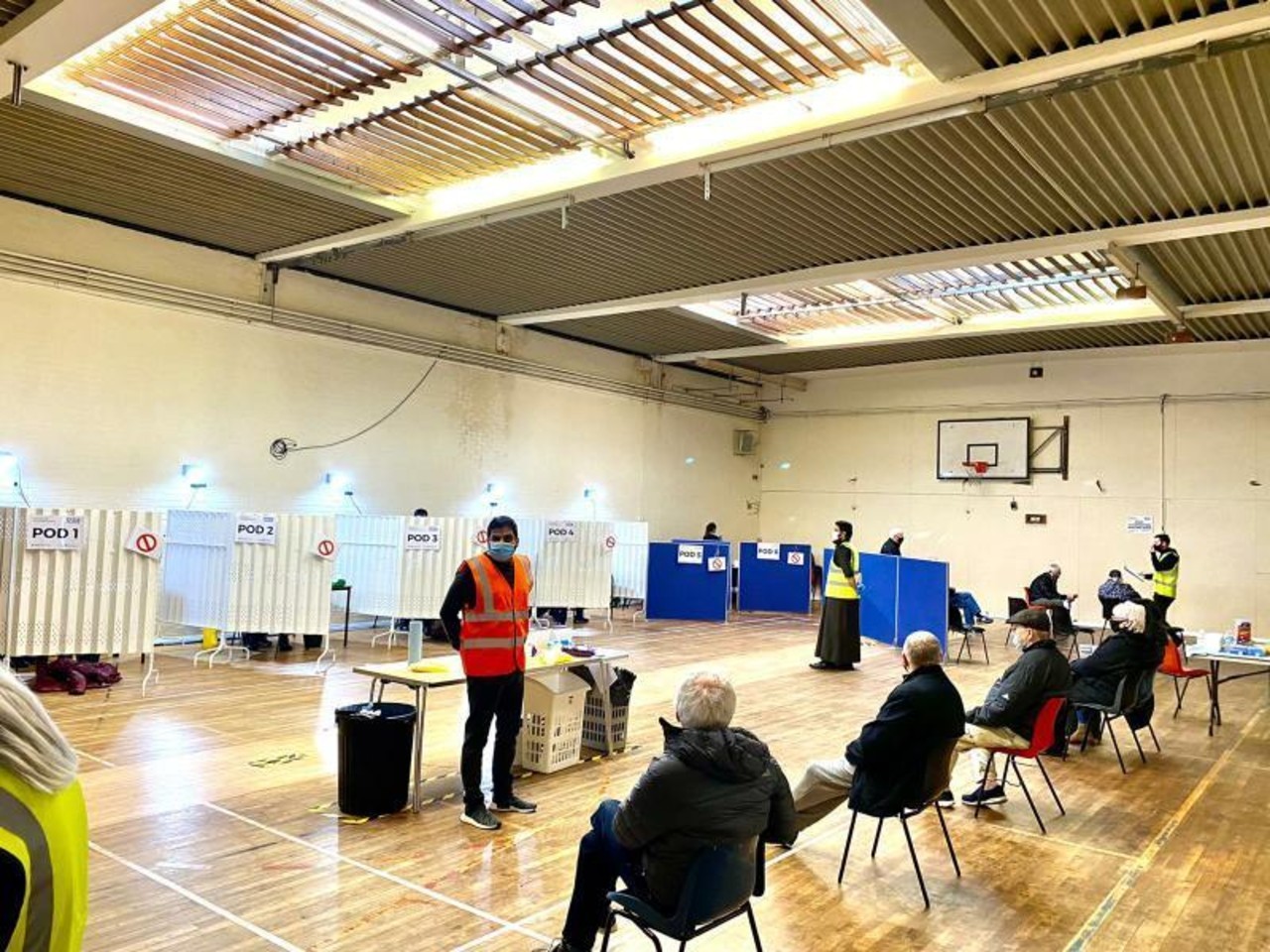 'We'll be vaccinating from community centres, a football club and a church'