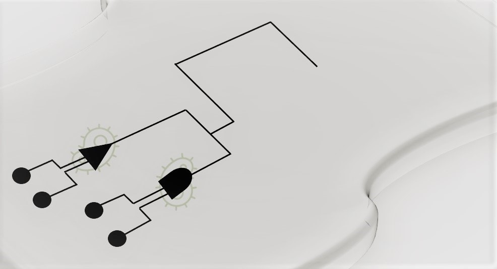 2D printed multicellular devices performing digital
and analogue computation