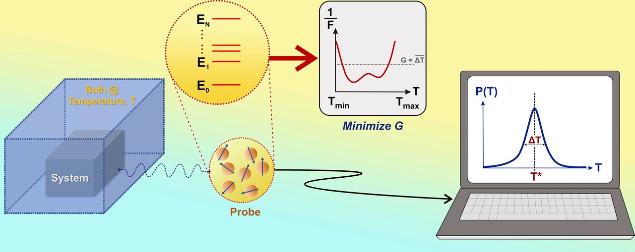 Optimal probes for global quantum thermometry