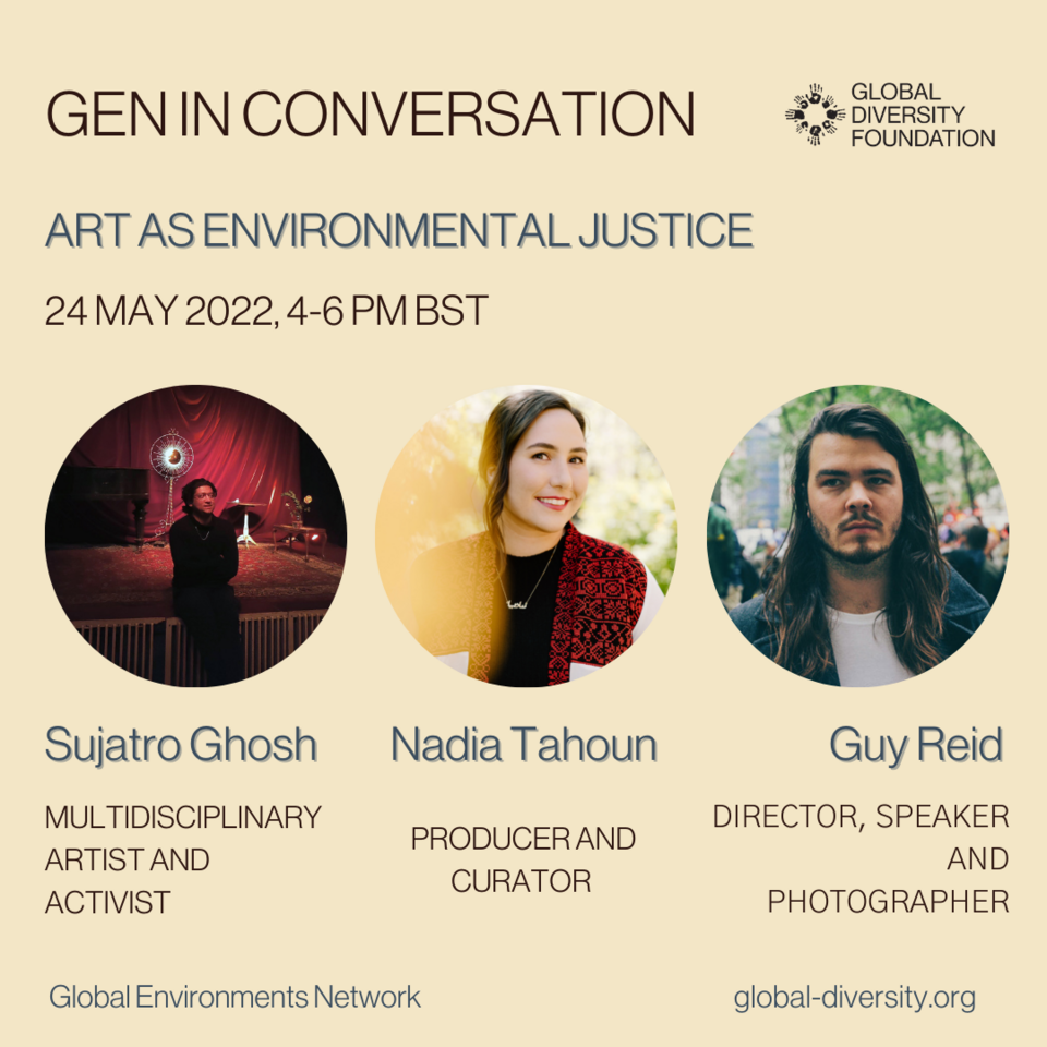 Happening tomorrow! Art as Environmental Justice: Social and Creative Interventions for Planetary Healing
