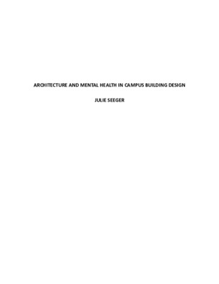 Architecture and Mental Health in Campus Design