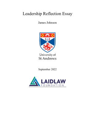 Leadership Reflection Essay 