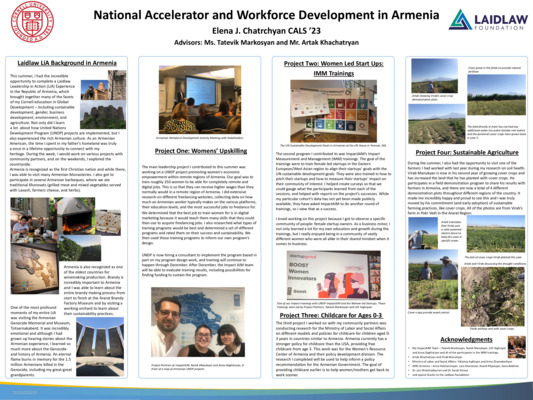 Armenia National Accelerator and Workforce Development 