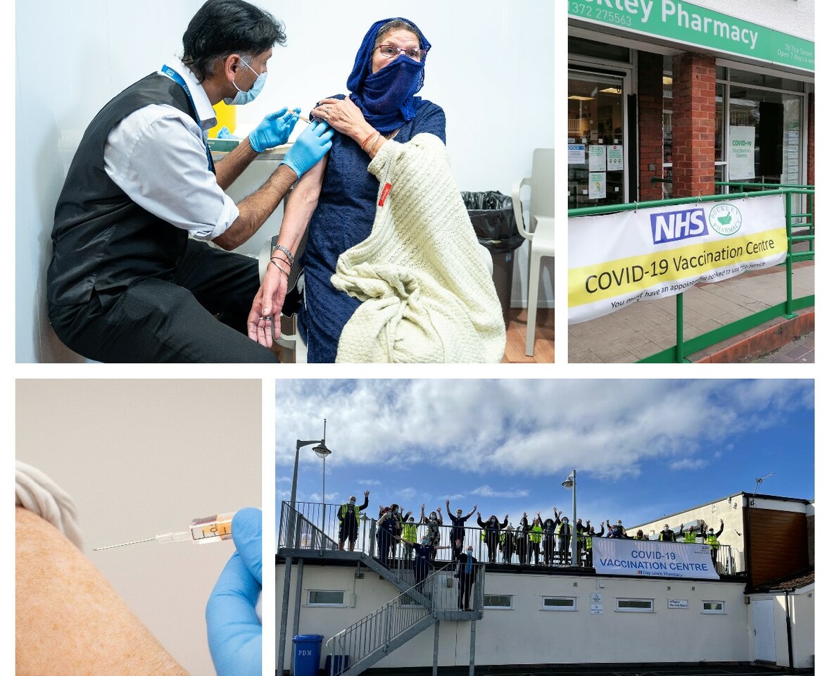 Pharmacies in England responsible for 22 million COVID vaccinations and 1/3 of all booster jabs