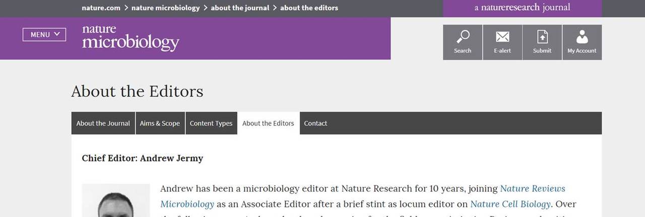 What’s it like to work as an editor for Nature Microbiology?