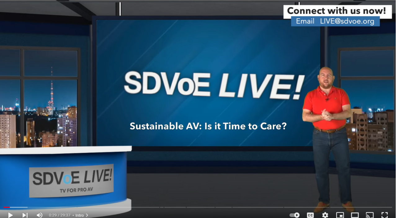Sustainable AV: Is it Time to Care?
