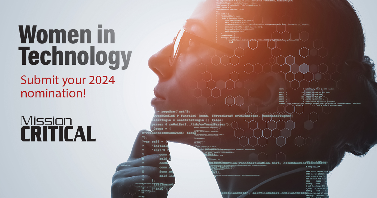 Know of an exemplary woman working in the mission critical industry?