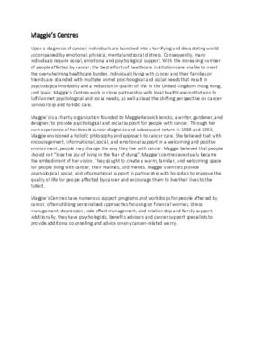 Maggie's Psychology Review 