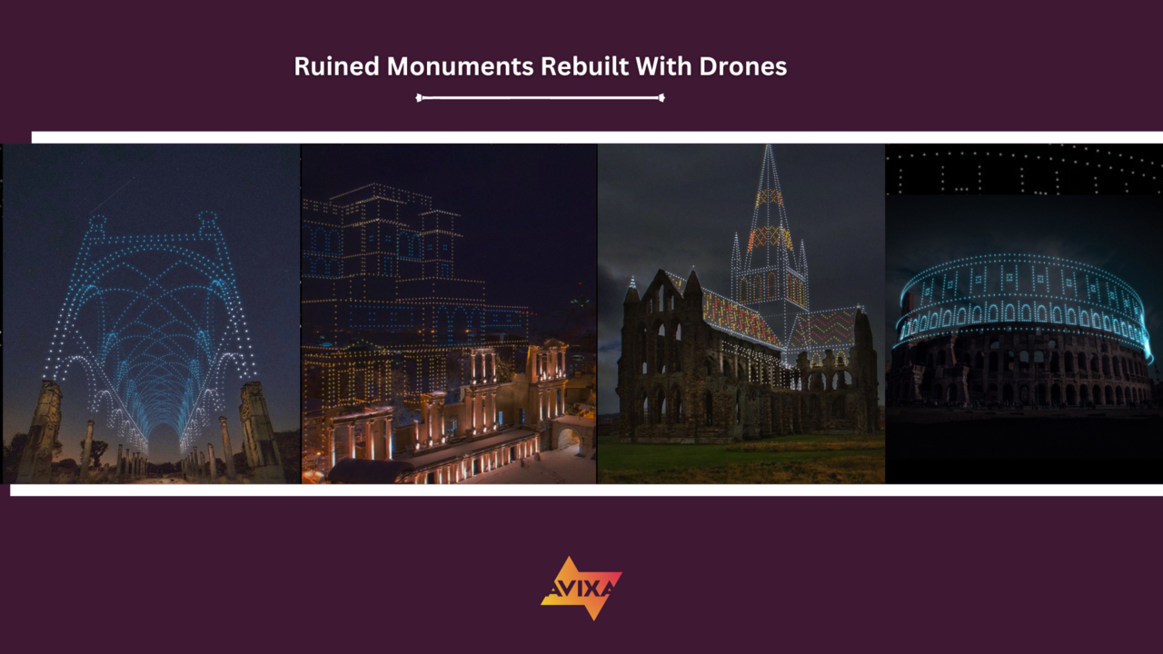 Ruined Monuments Rebuilt With Drones
