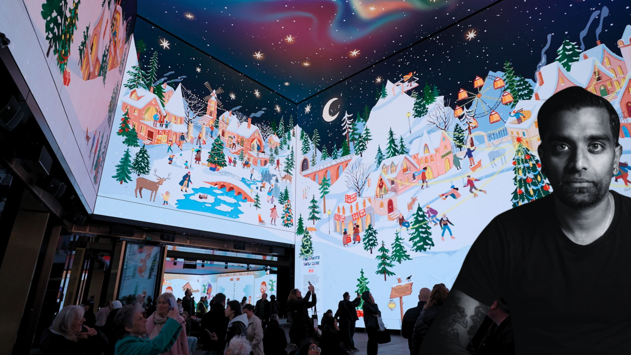 Outernet's "Immersive Snow Globe" 