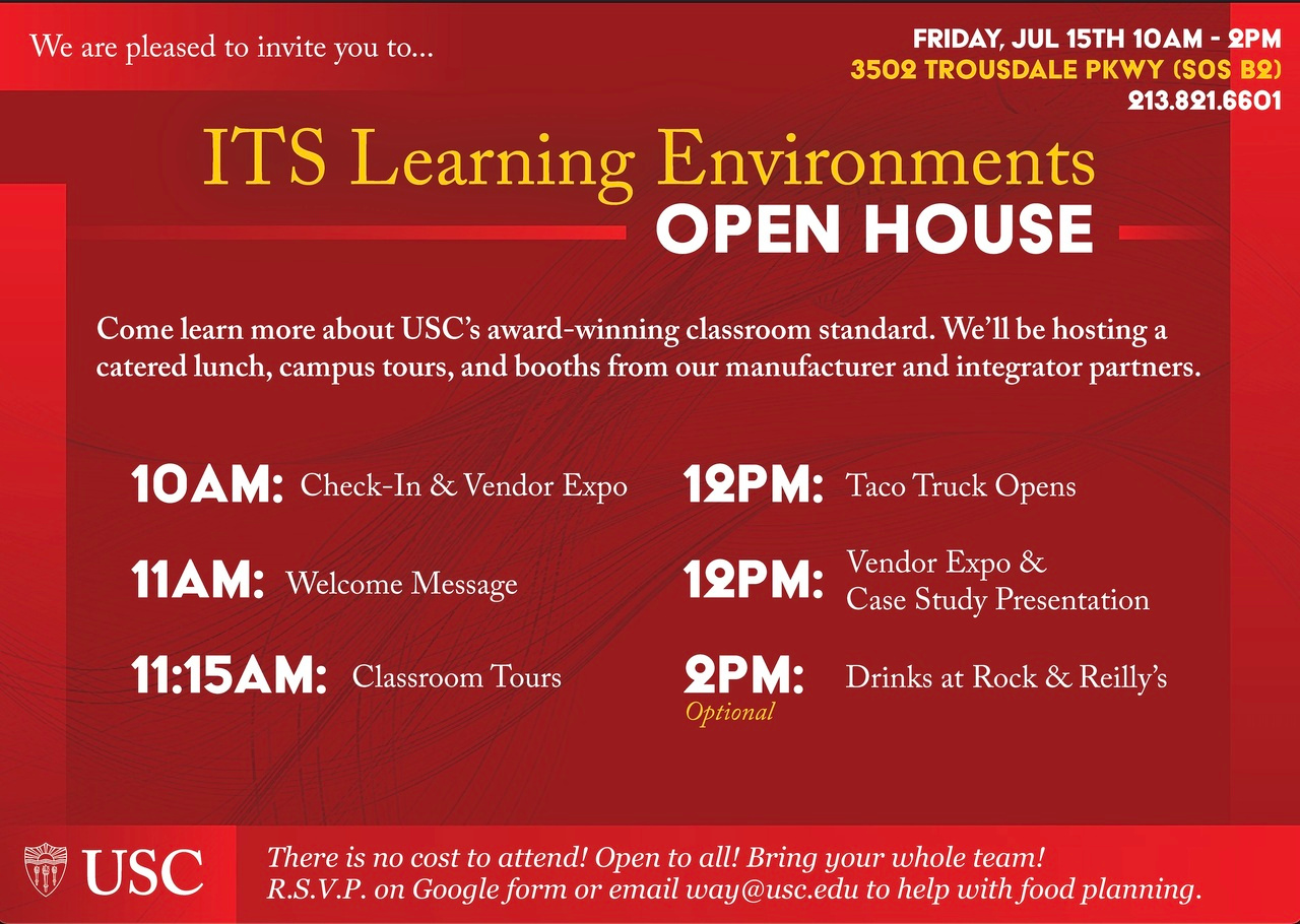 USC ITS Open House