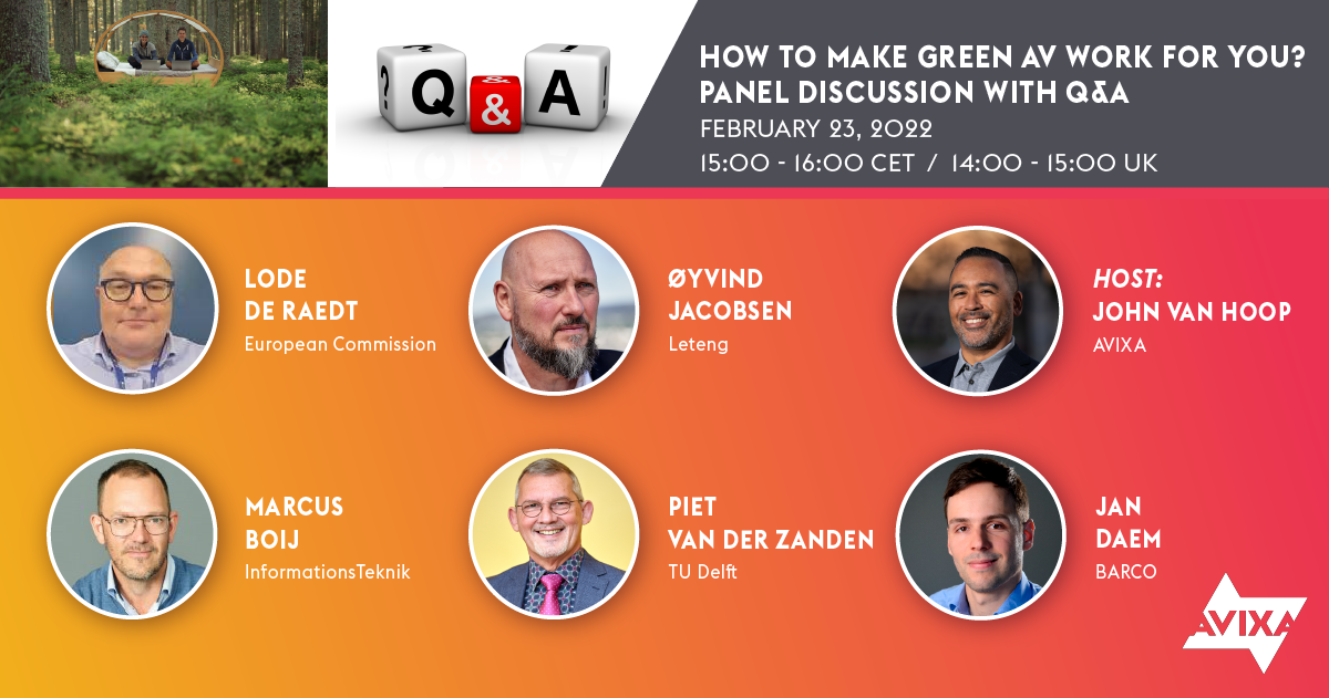 HOW TO MAKE GREEN AV WORK FOR YOU? 