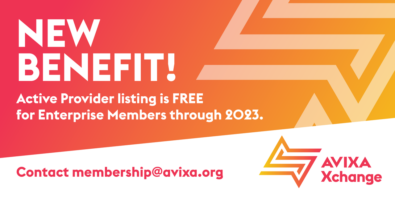 Exciting Xchange update for AVIXA Member Companies