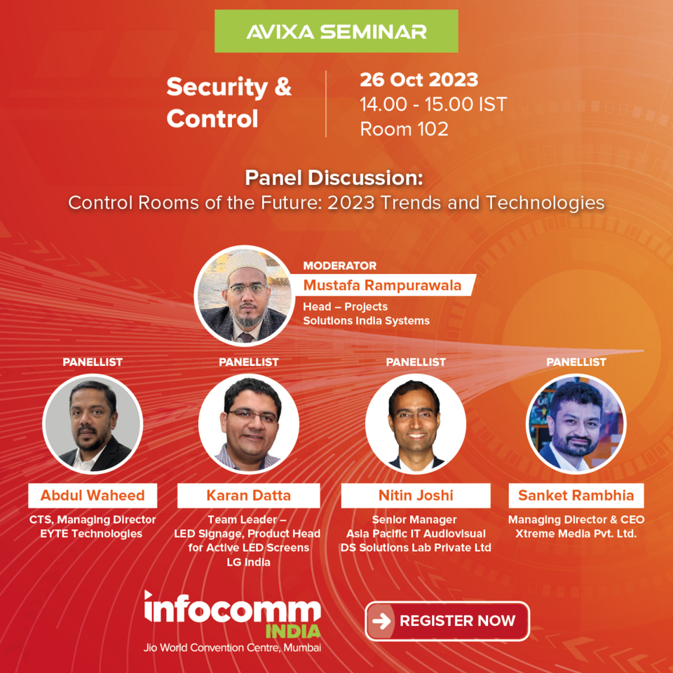 Day 2 | AVIXA Seminars | Panel Discussion on Control Rooms 