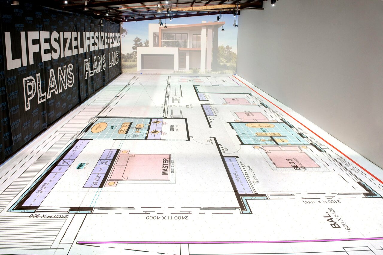Builders Using Projection Mapping To Show & Market Floor Plans For Residential & Commercial