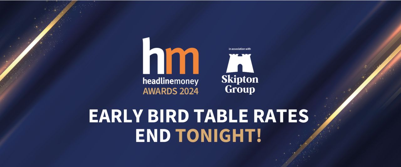 Last chance to use early bird table discount!