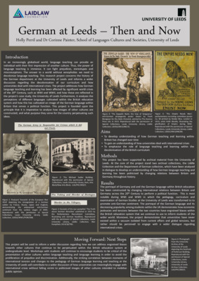  German at Leeds - Then and Now 