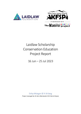 Kasiisi Project 2023: Conservation Team Report