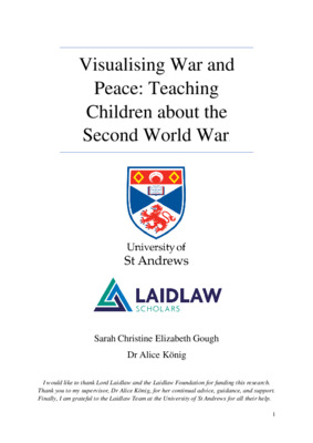 Laidlaw Research Essay Visualising War and Peace