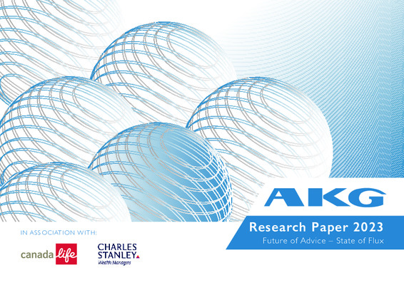 Future of Advice - State of Flux report, written by AKG and sponsored by Canada Life & Charles Stanley