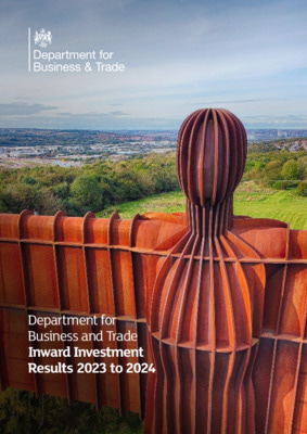 DBT inward investment results 2023 to 2024