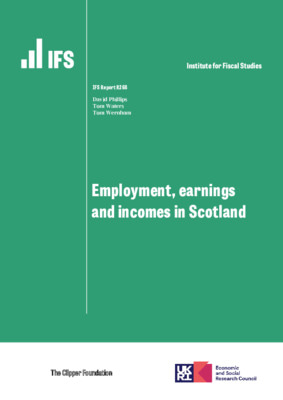 Employment, earnings and incomes in Scotland