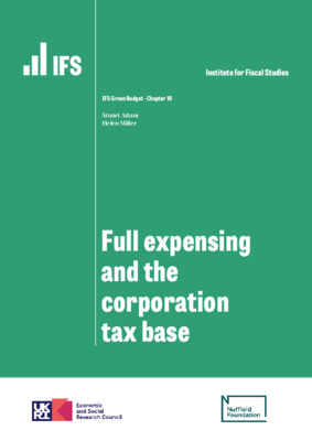 Full expensing and the corporation tax base