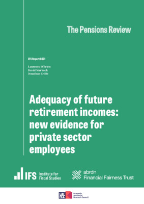 Adequacy of future retirement incomes: new evidence for private sector employees