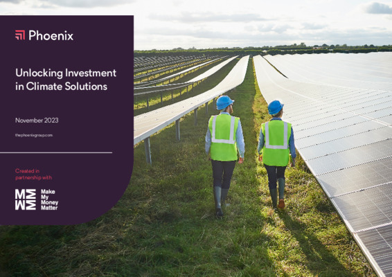 Phoenix Group research unveils that UK pension funds could finance up to £1.2 trillion of investments to tackle climate change