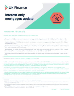 UKF Interest Only Mortgages Update - 2024