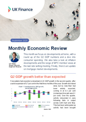 Monthly Economic Review - September 2025
