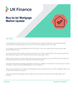 Buy to let Mortgage Market Update