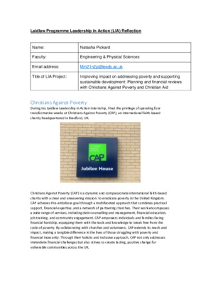 LiA 2023 - Reflective Report