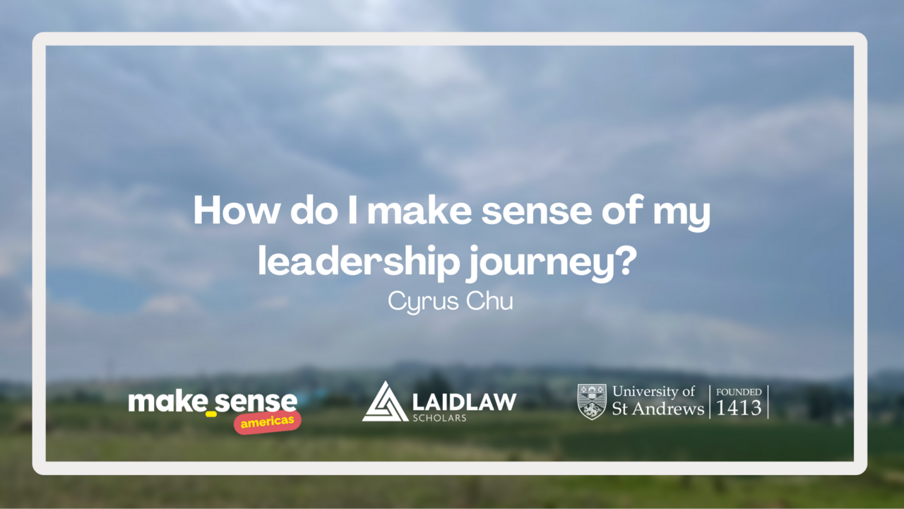 How do I make sense of my leadership journey? 